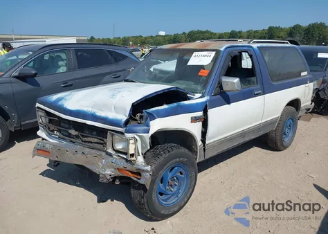 1989 Chevrolet Blazer S10 z USA, uszkodzony, nr VIN 1GNCT18Z2K0158198